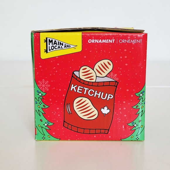 Main and Local Holiday Free Canadian Ketchup Chips Christmas Ornament By Main And Local